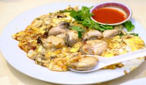 hàu sữa chiên trứng